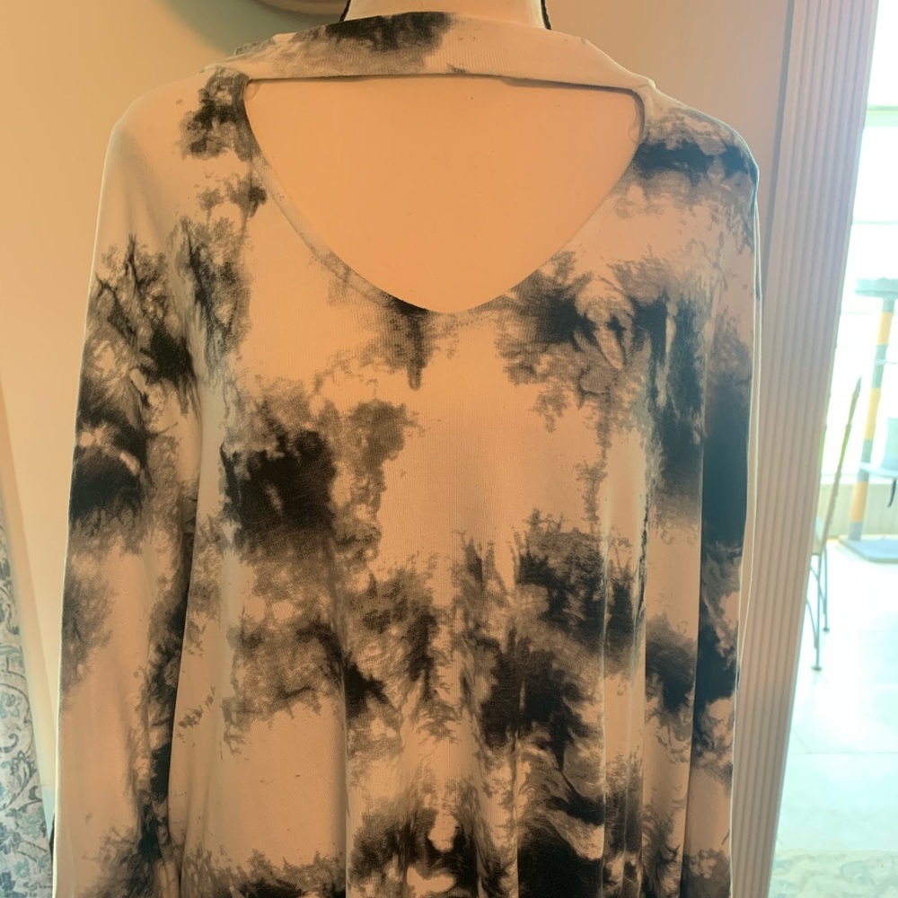 First Love plus size 3x unique tie dye super soft top